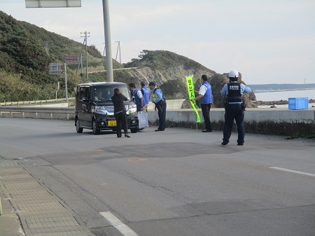 沿岸防犯パトロール