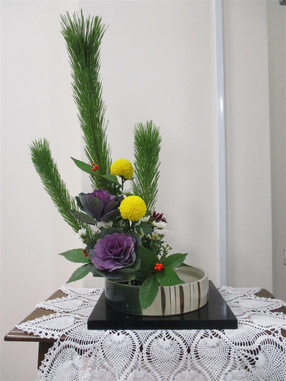arranged flowers