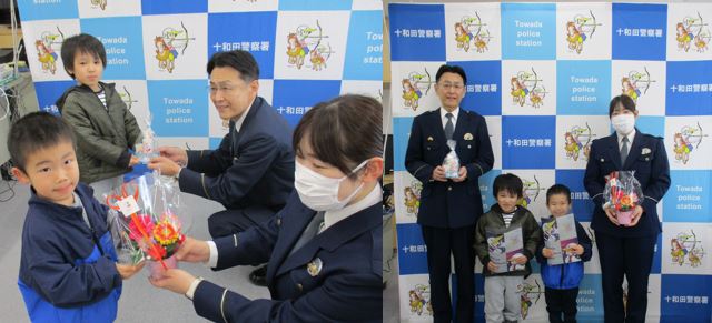 勤労感謝の日表敬訪問写真